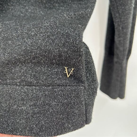 Victoria's Secret Knot Twist Deep V Back Sweater Charcoal Grey Size XS - Picture 3 of 9